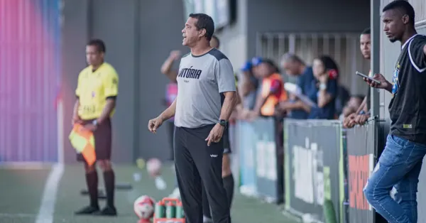 Vitória: Técnico Rodrigo Chagas elogia Dudu Miraíma e alivia pressão com primeira vitória do time alternativo